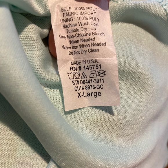 Peach Love California Pineapple Print Dress - Mint - Picture 6 of 6